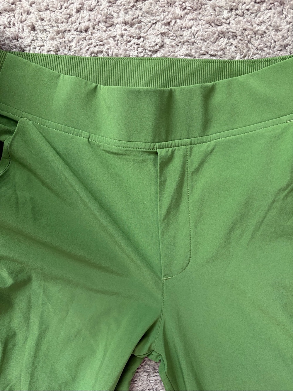 Athleta Lime Green Stretch Joggers - Picture 2 of 8